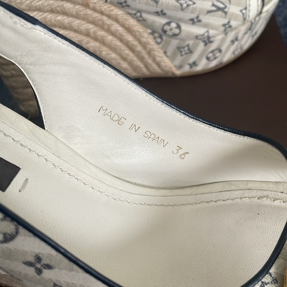 Authentic Louis Vuitton Monogram Canvas Espadrilles. Size:36. - Picture 8 of 13